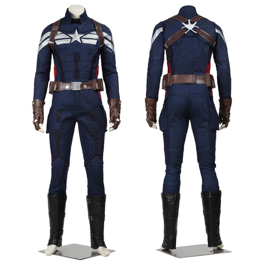 Captain America 2 The Winter Soldier Steve Rogers Male Cosplay Costumes