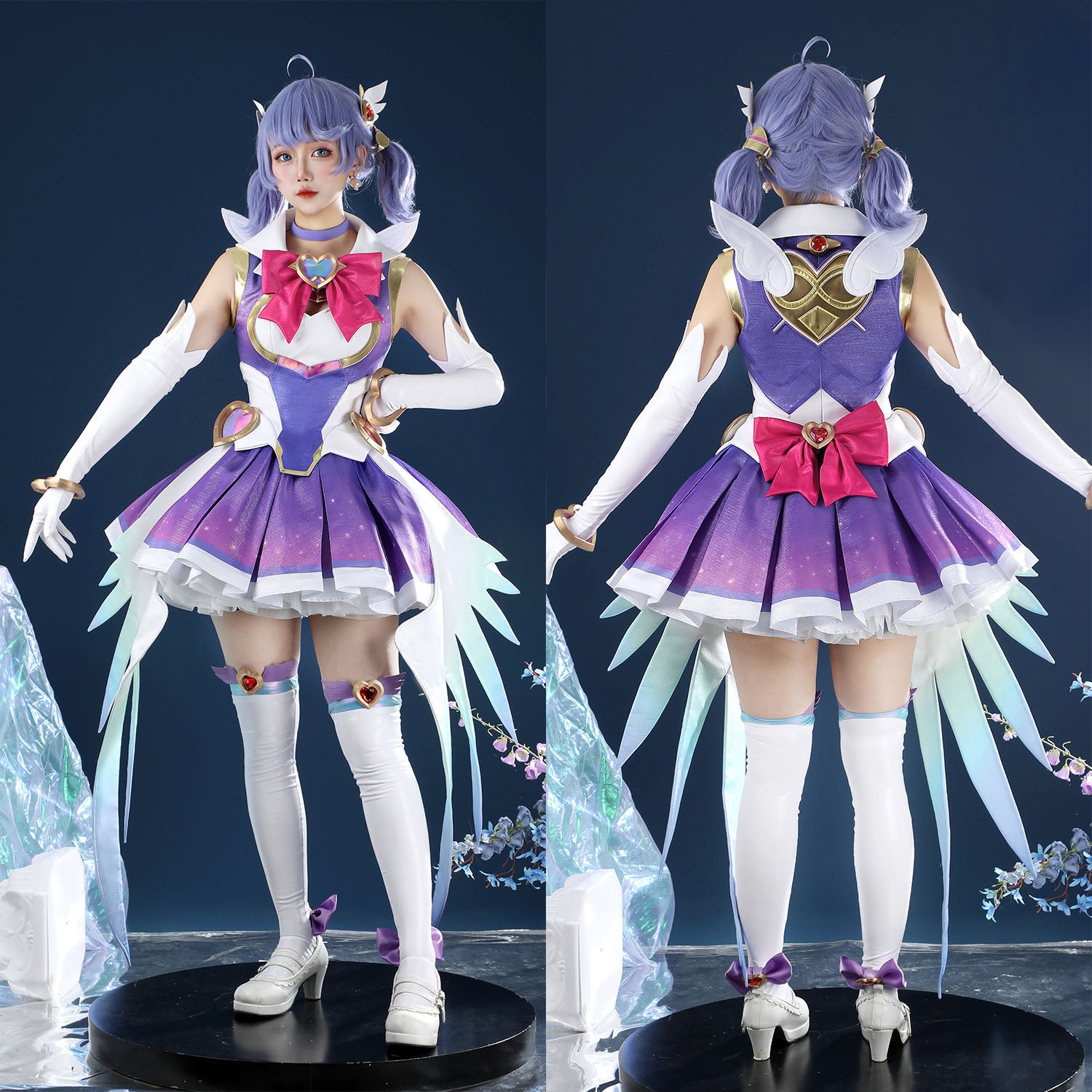 Overwatch 2 Magical Girl Kiriko Dress Full Set Cosplay Costumes