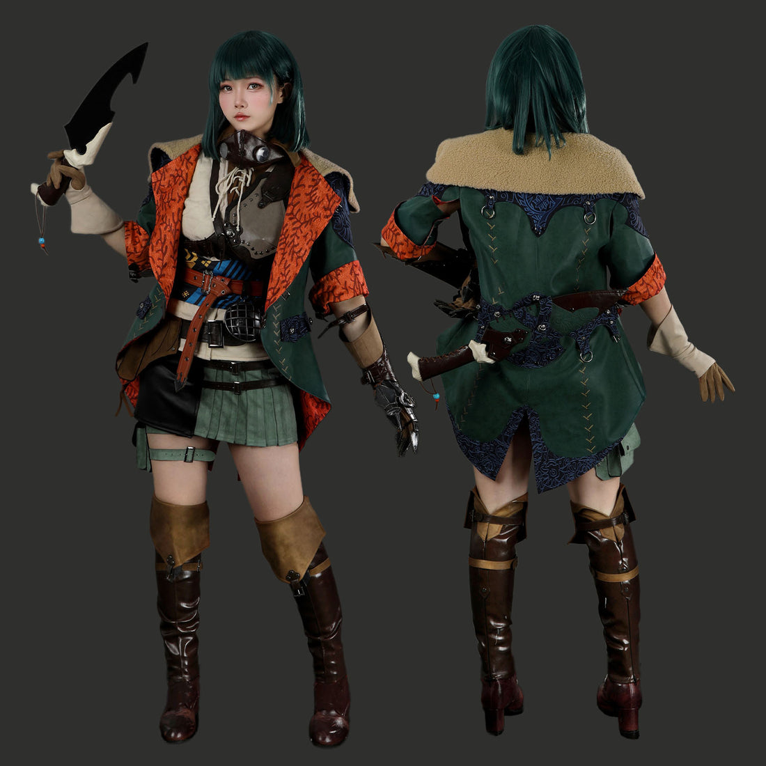 Monster Hunter Wilds Hope Armor Female Top Level Cosplay Costumes
