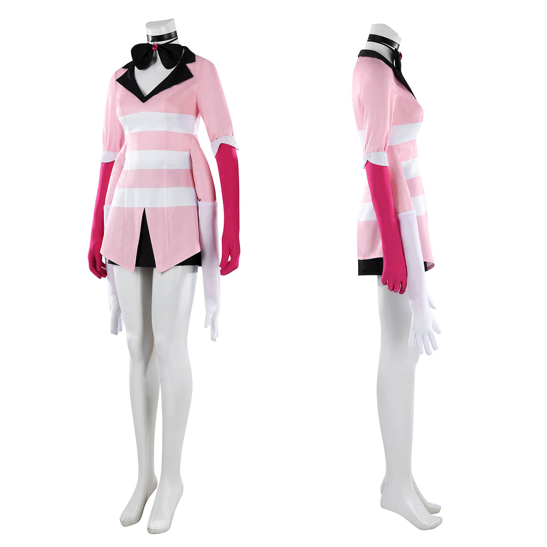 Hazbin Hotel Angel Dust Dress Outfit Full Set Cosplay Costumes