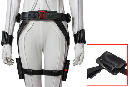 Black Widow Natasha Romanoff  White Suit Female Cosplay Costumes