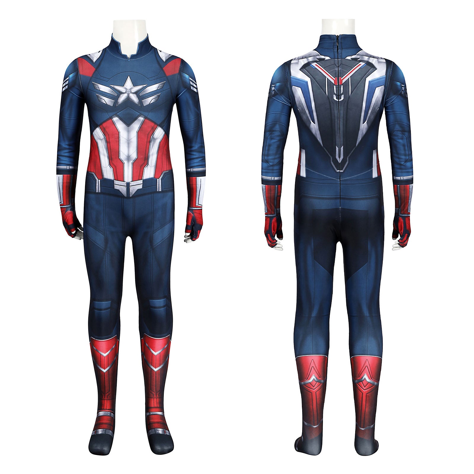 Avengers 5 Doomsday Captain America Brave New World Kids Jumpsuit Halloween Costumes