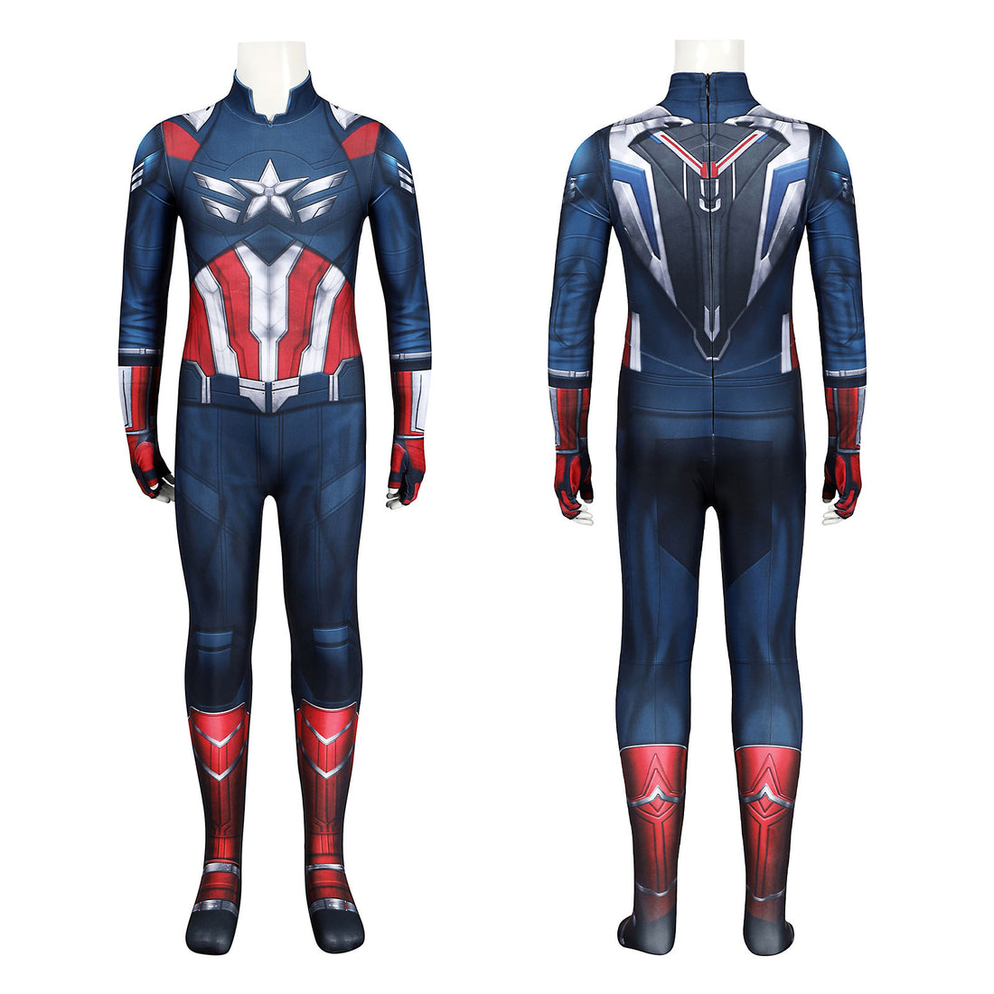 Avengers 5 Doomsday Captain America Brave New World Kids Jumpsuit Halloween Costumes