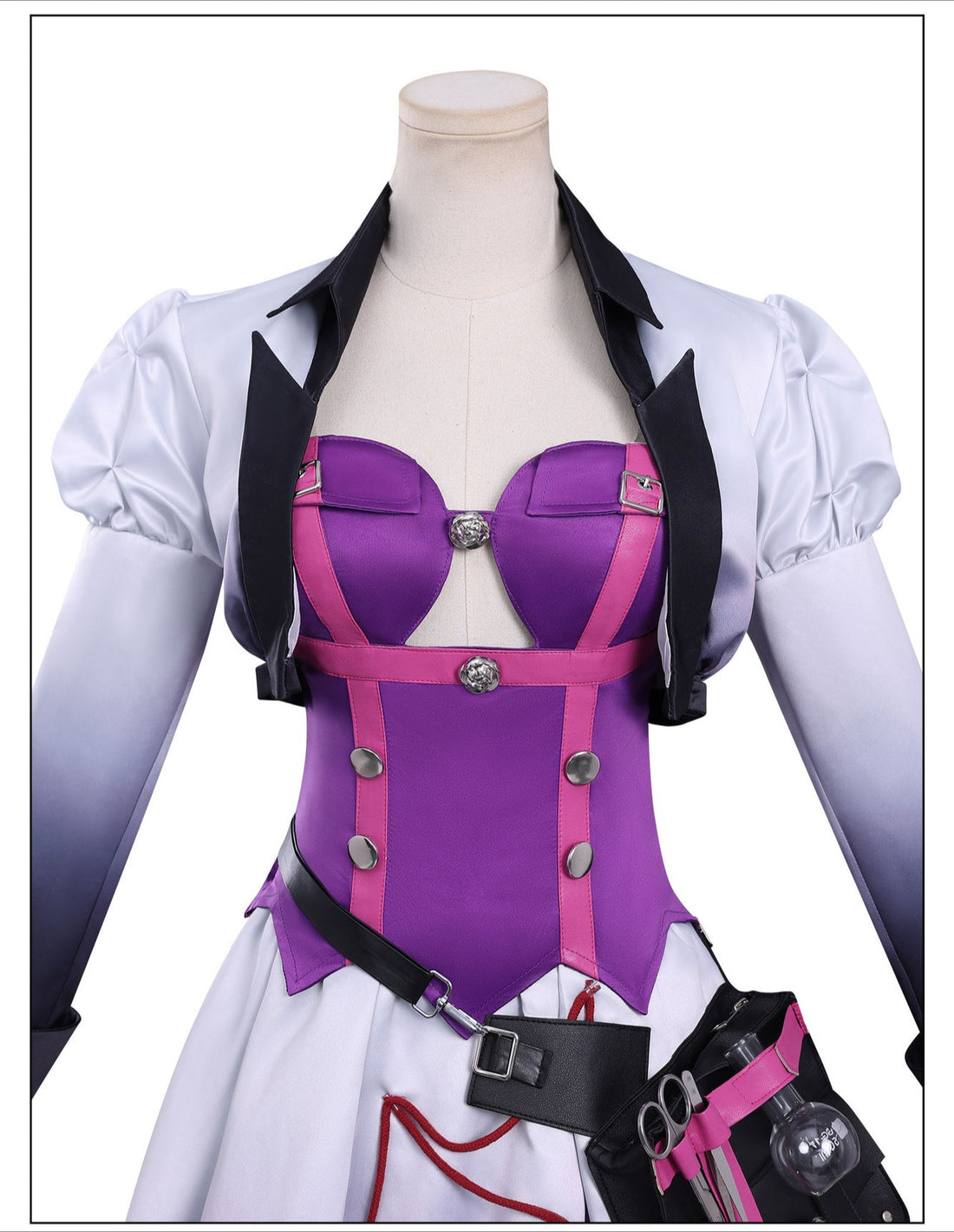 Game Identity V Silver Antimony Doctor Emily Dyer Cosplay Costumes