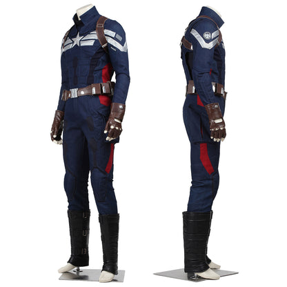 Captain America 2 The Winter Soldier Steve Rogers Male Cosplay Costumes