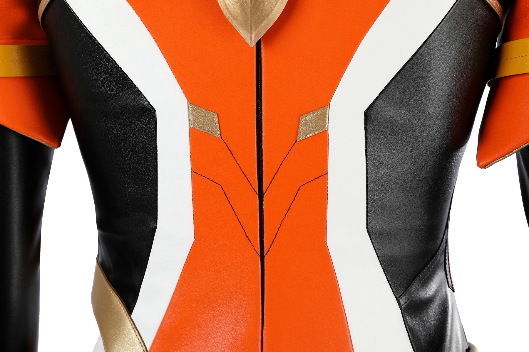 Overwatch Anran Orange Outfit Top Level Fullset Cosplay Costumes