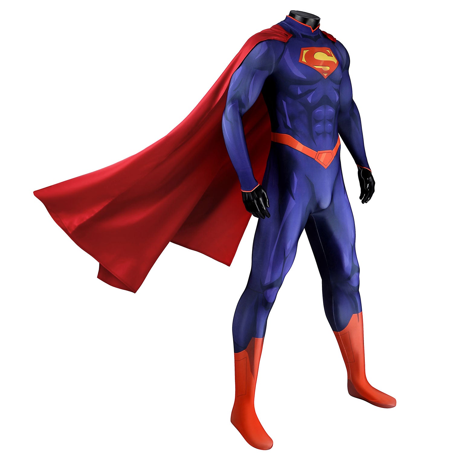 The New 52 Superman Clark Kent Male Jumpsuit Cosplay Costumes