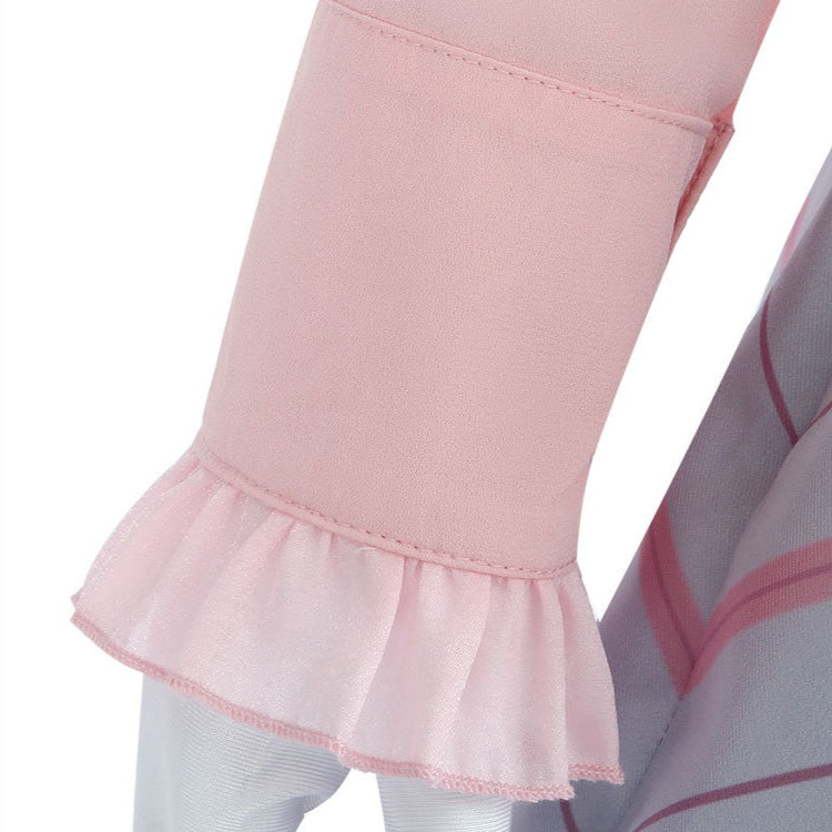 Wicked: For Good Witch Glinda Pink Stripe Suit Cosplay Costumes