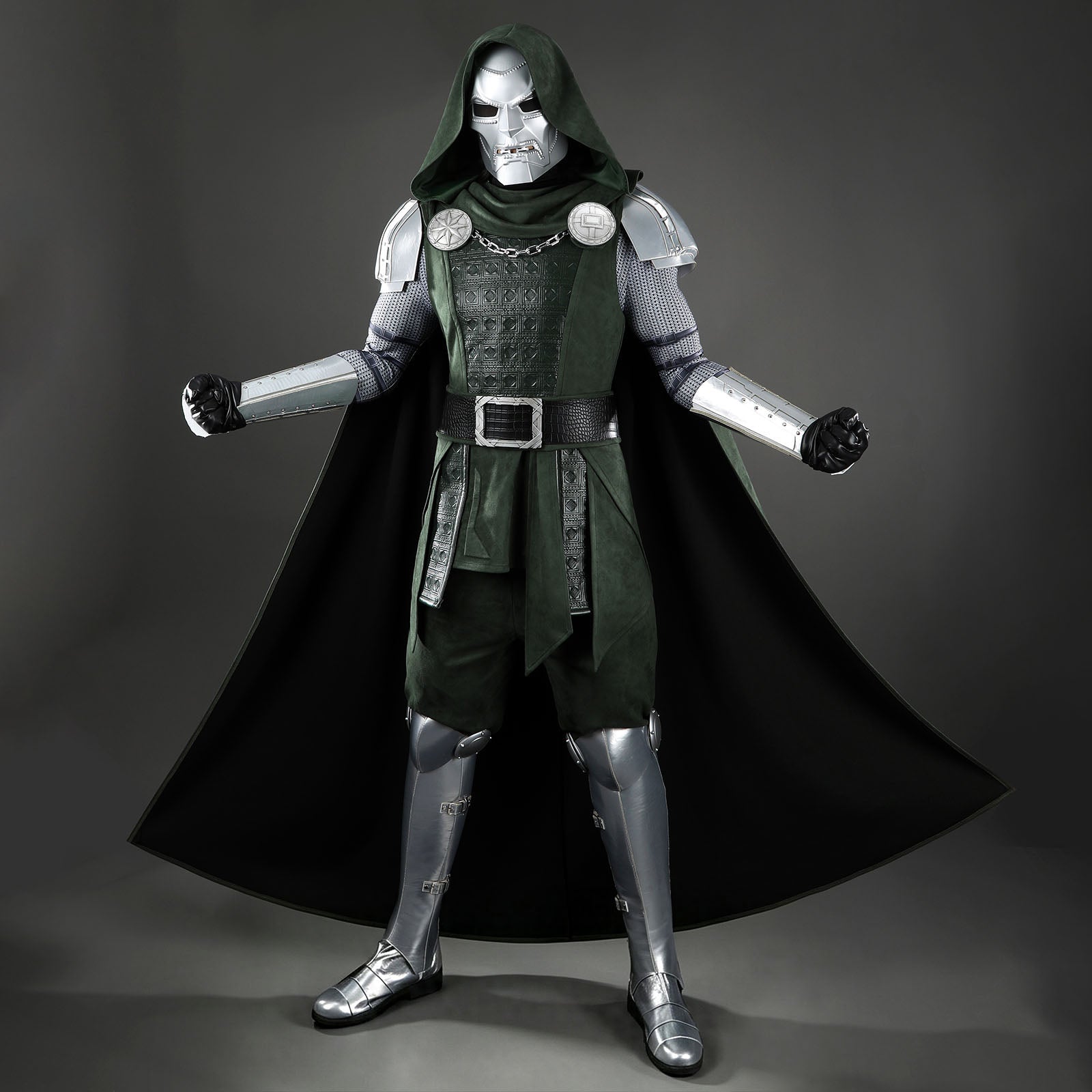 Avengers 5 Doomsday Doctor Doom Cosplay Costumes Halloween Theme Party Outfits