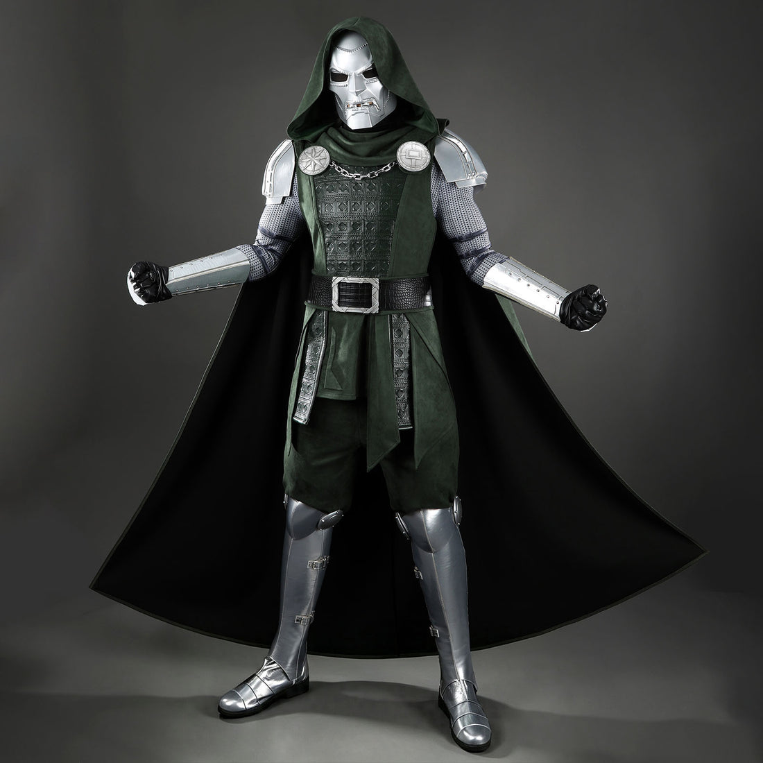 Avengers 5 Doomsday Doctor Doom Cosplay Costumes Halloween Theme Party Outfits