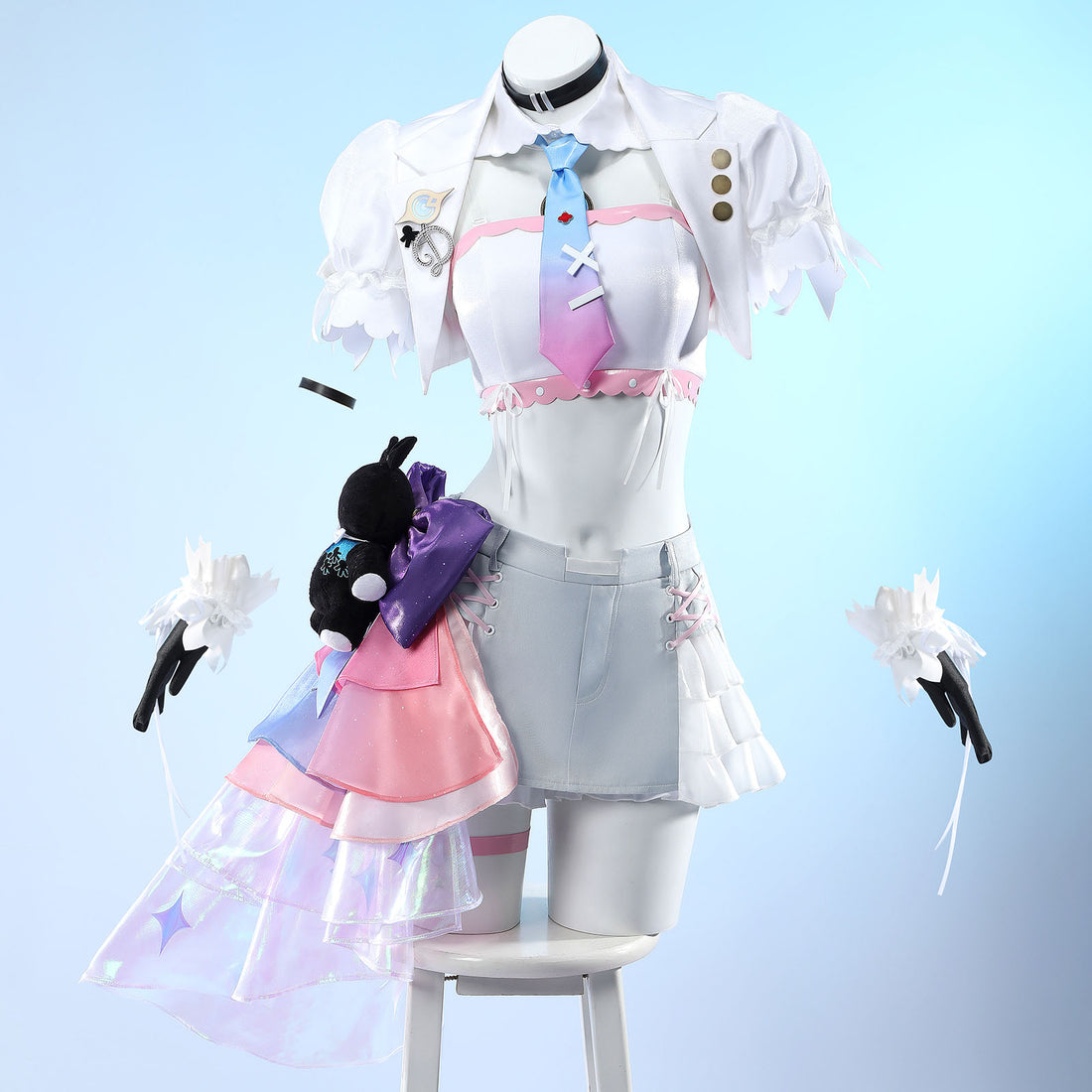 Wuthering Waves Korea Anniversary Denia Top Cosplay Costumes