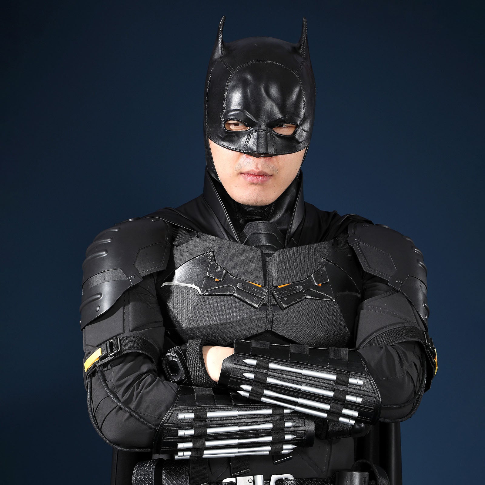 The Batman 2022 Bruce Wayne Cosplay Costumes Robert Pattinson Halloween Themed Party Outfits