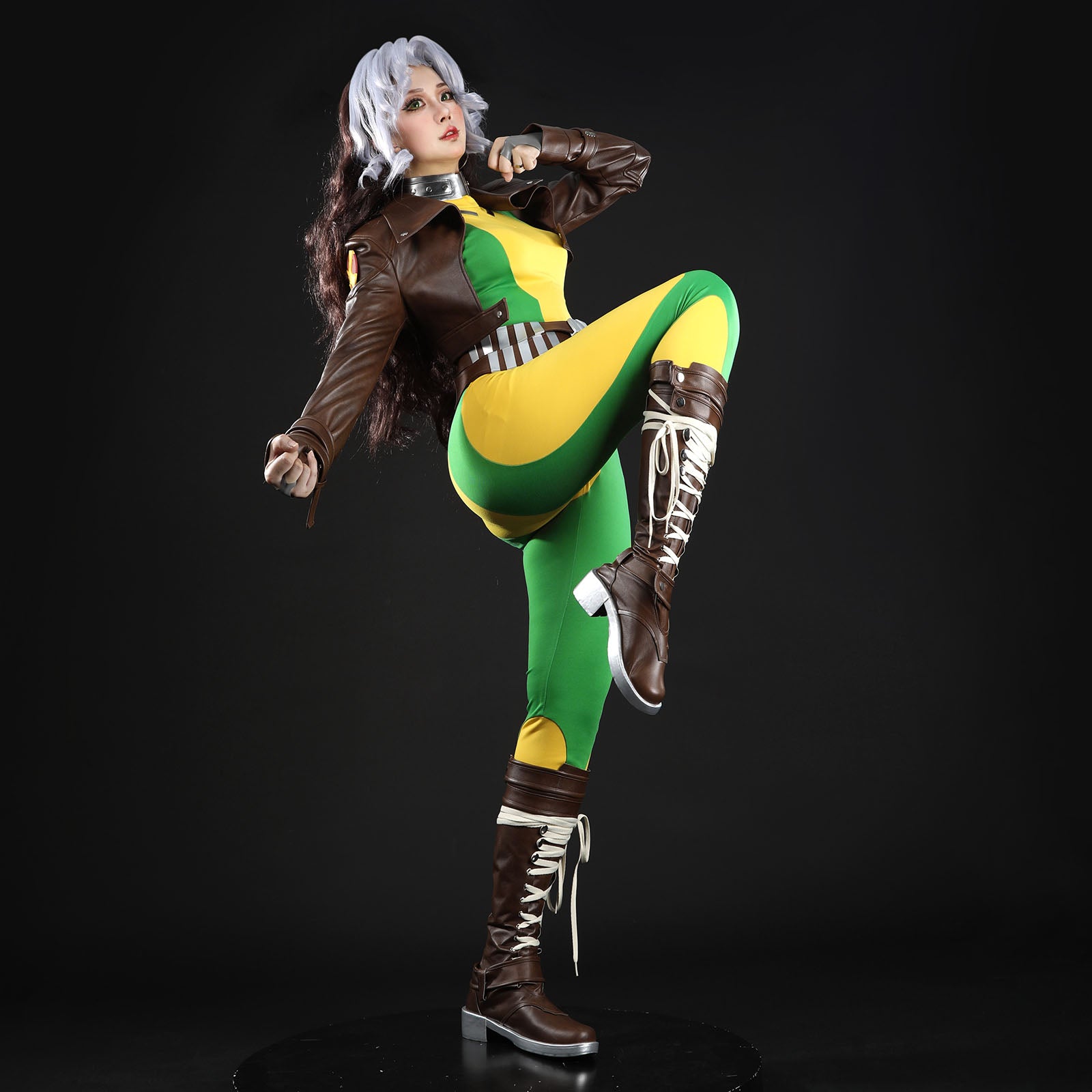 Game Marvel Rivals Rogue Jumpsuit Outfit Top Cosplay Costumes