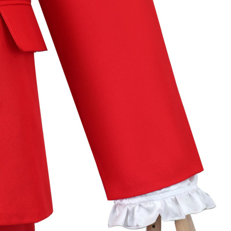 Beetle Juice Michael Keaton Red Suit Halloween Cosplay Costumes