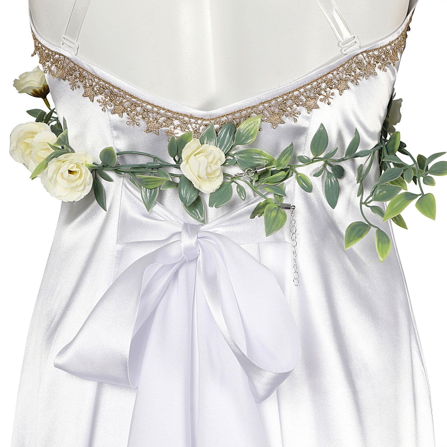 Final Fantasy VII Rebirth Aerith White Gown Female Cosplay Costumes