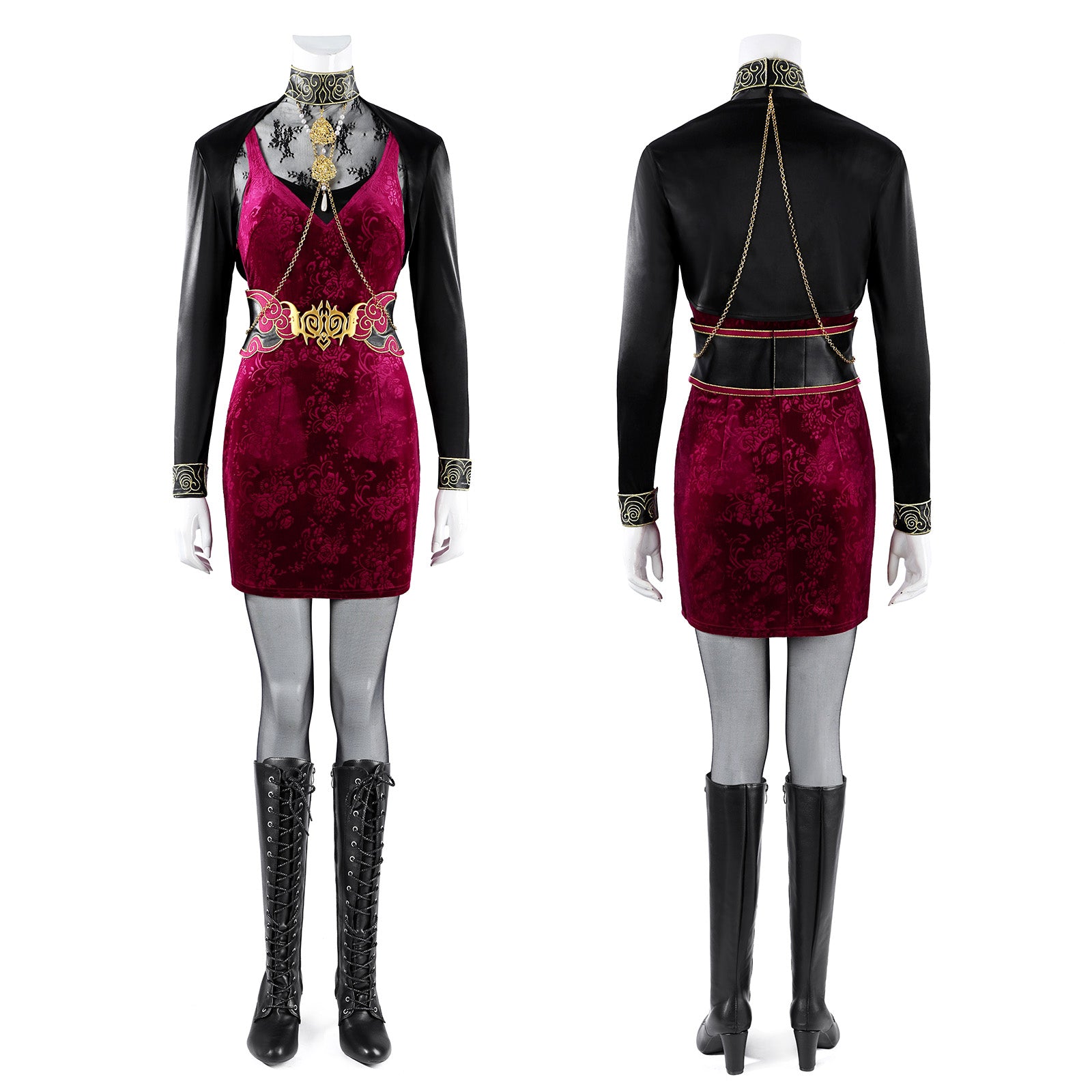 Resident Evil Requiem 30th Ada Wong Full Set Cosplay Costumes