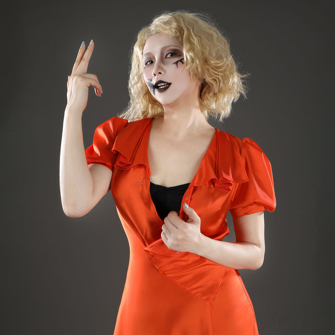 The Bride! The Bride of Frankenstein Halloween Dress Cosplay Costumes