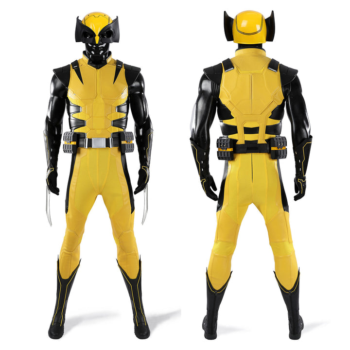 Marvel Wolverine Yellow Suit Top Level New Cosplay Costumes
