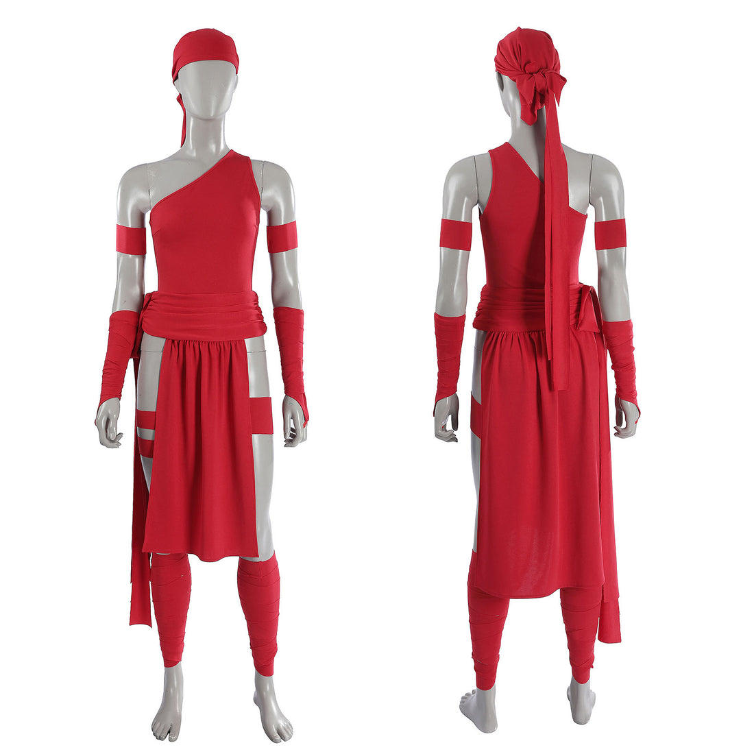 Daredevil Elektra Comic Edition Red Suits Cosplay Costumes Women Themed Party Outfits