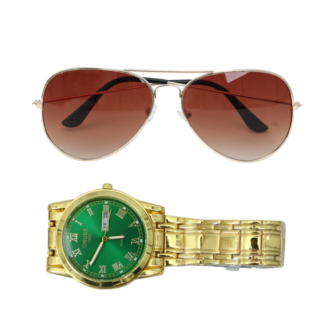 Honkai: Star Rail Aventurine Fullset Glasses Watch Cosplay Costumes