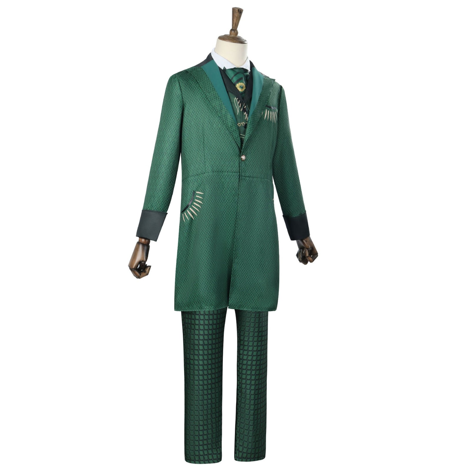 Wicked The Wonderful Wizard of Oz Green Suit Cosplay Costumes