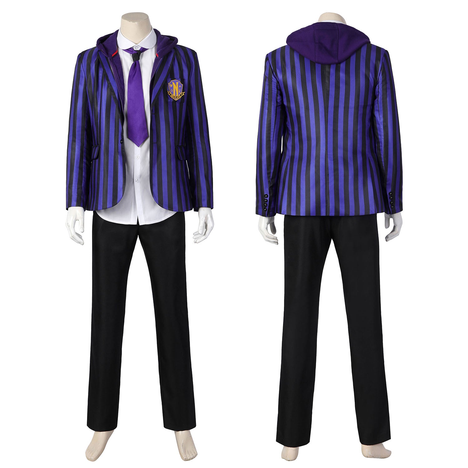 Wednesday 2 The Addams Family Xavier Thorpe Ajax Petropolus Nevermore Academy Uniform Cosplay Costume