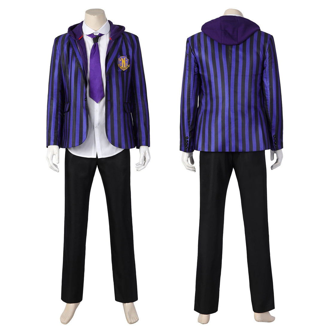 Wednesday 2 The Addams Family Xavier Thorpe Ajax Petropolus Nevermore Academy Uniform Cosplay Costume