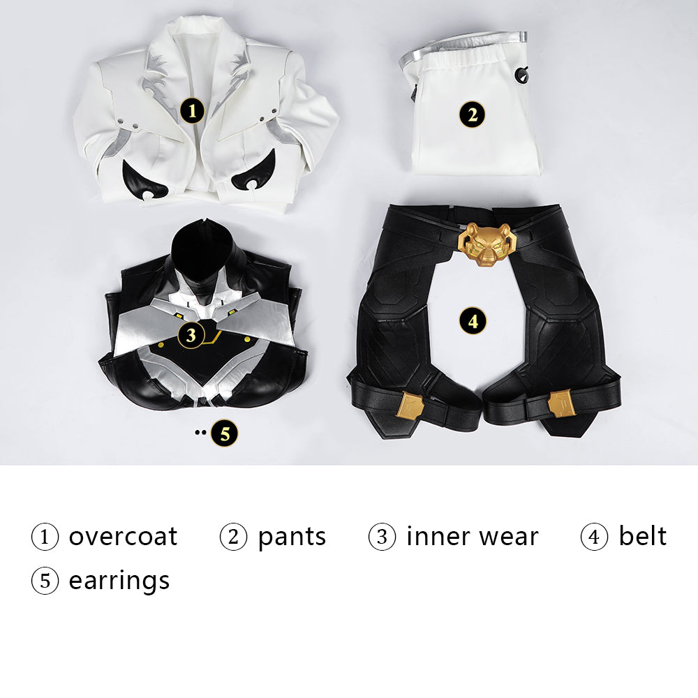 Game Overwatch Shion Cosplay Costumes Top Level Women Streamer Outfits