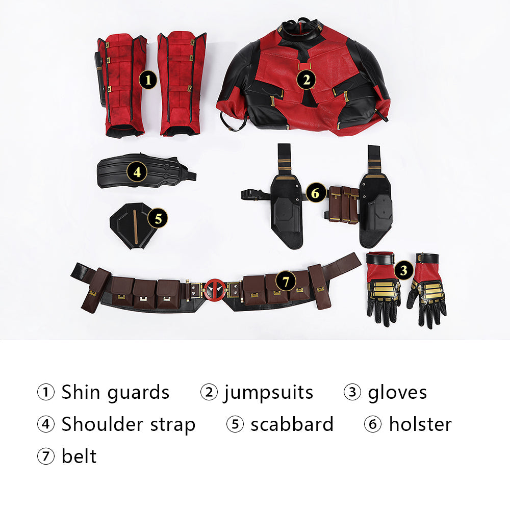 Deadpool 3 Deadpool Film-grade Pro Full Set Cosplay Costumes