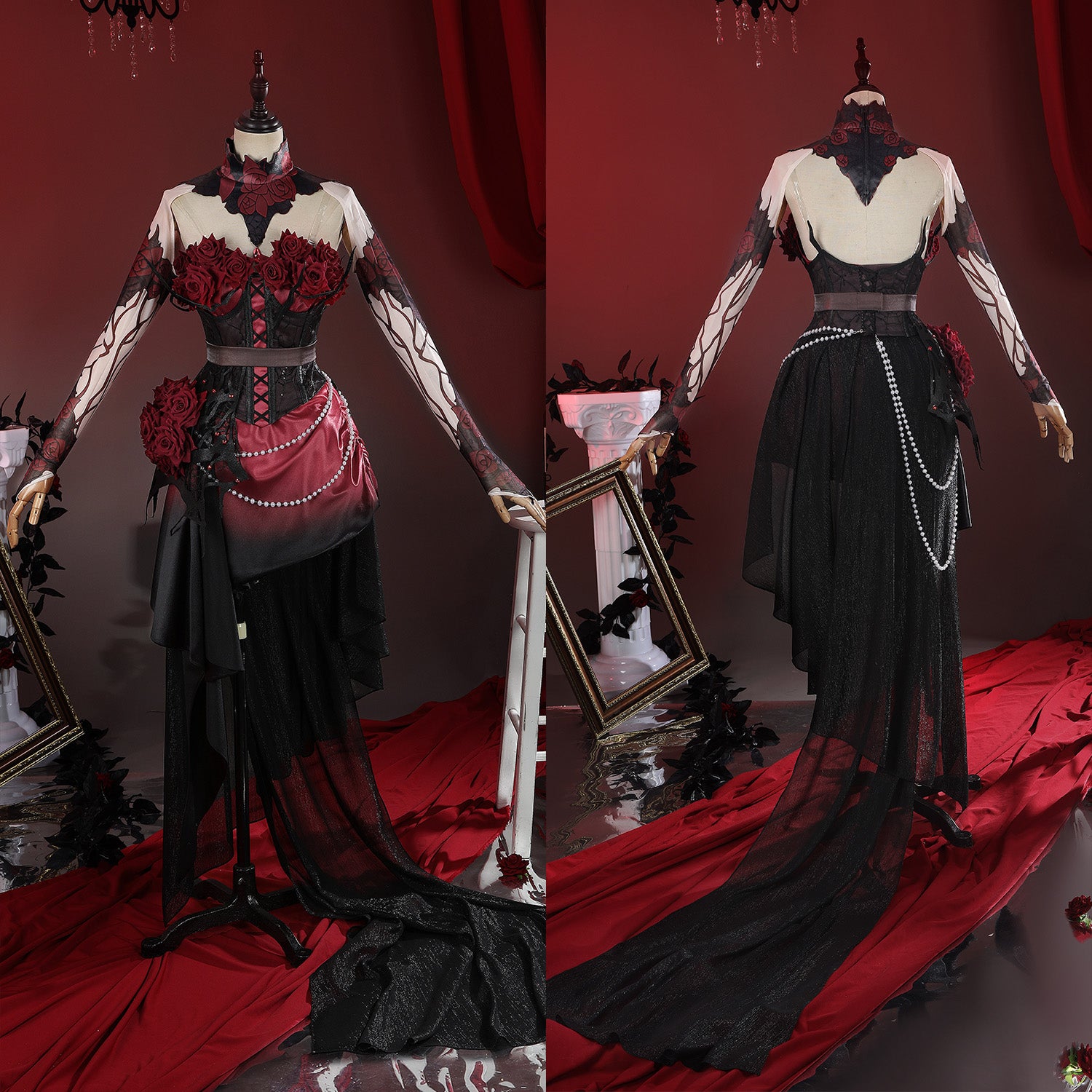 Identity V Bloody Queen Mary Full Set Cosplay Costumes