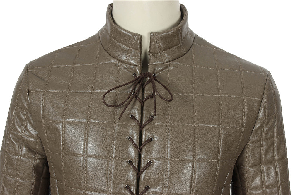 Game of Thrones Season 8 Jon Snow Male Leather Cosplay Costumes