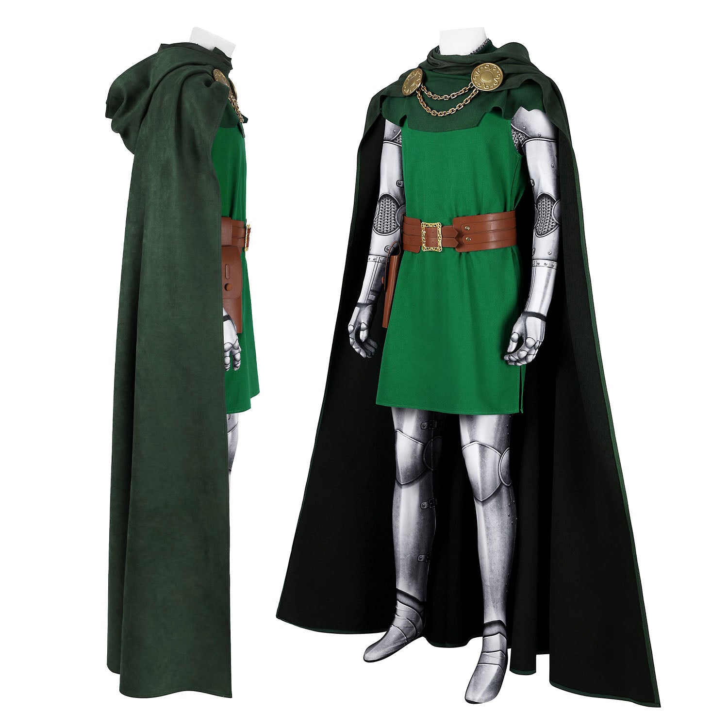 Fantastic Four Doctor Doom Battle Suit Simplified Cosplay Costumes