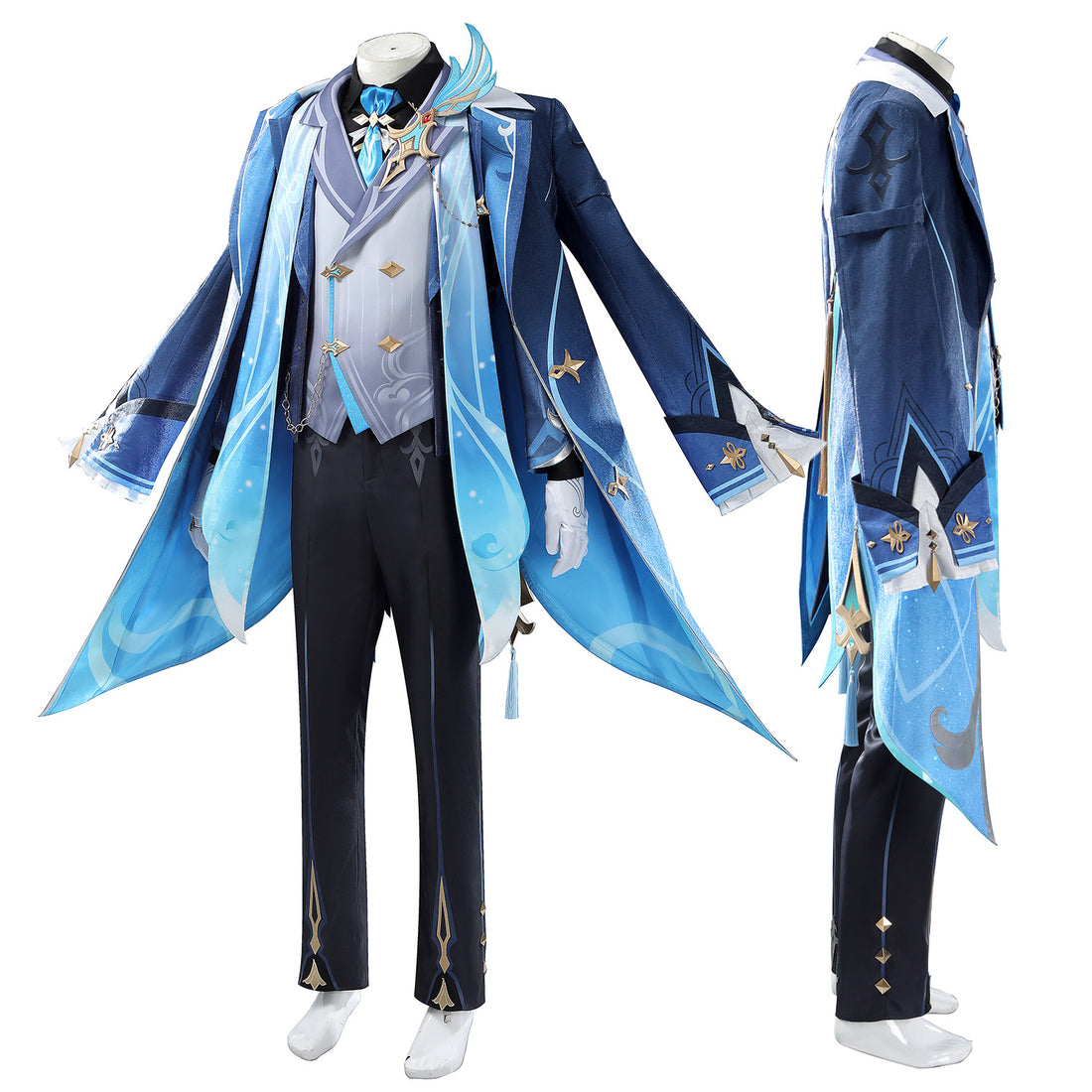 Genshin Impact Neuvillette Lantern Rite Melusent Gift Cosplay Costumes