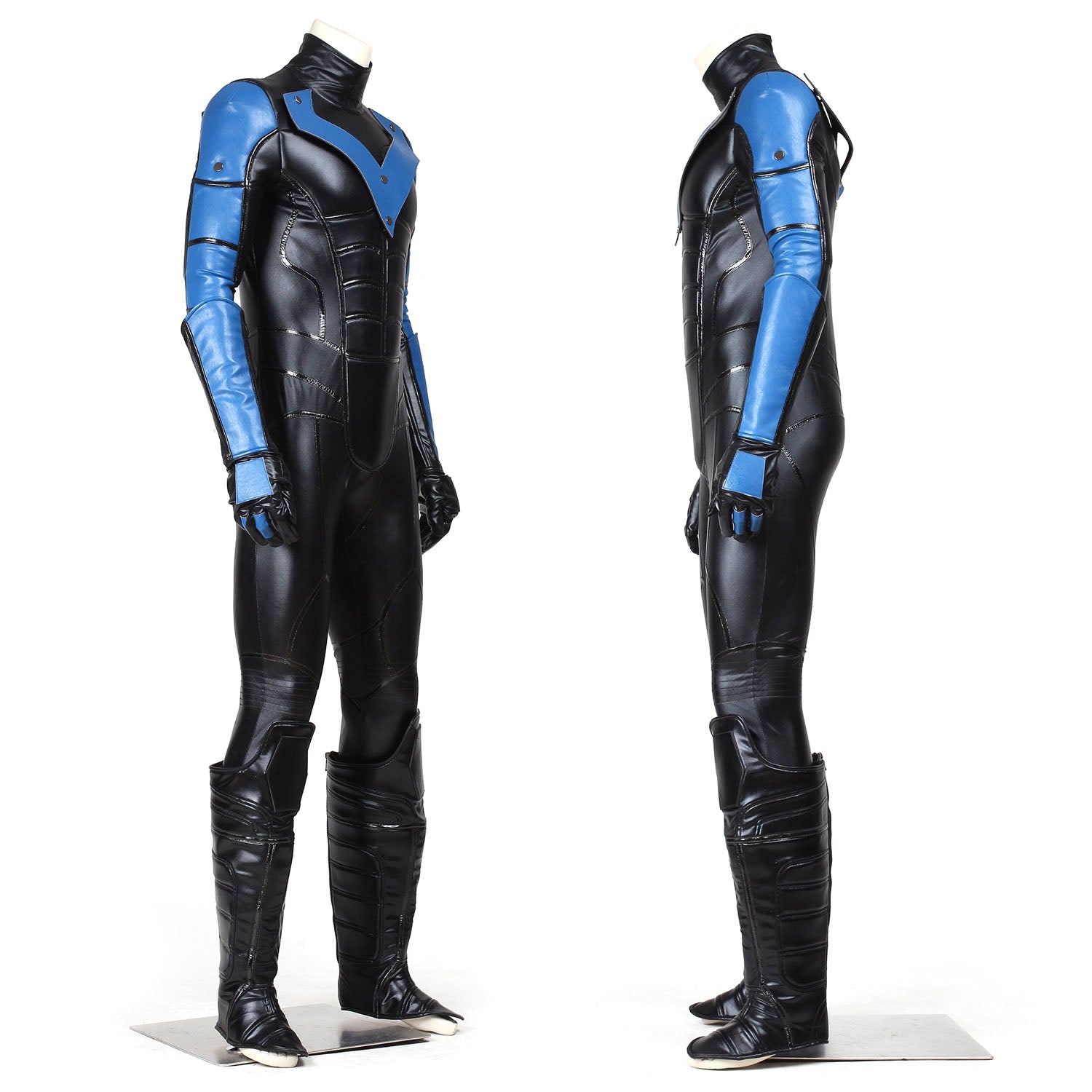 Batman Arkham City Nightwing Dick Grayson Male Fullset Cosplay Costumes