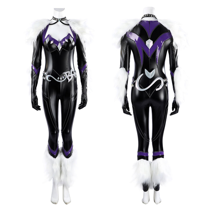 Marvel Rivals Black Cat Felicia Hardy Halloween Outfit Cosplay Costumes