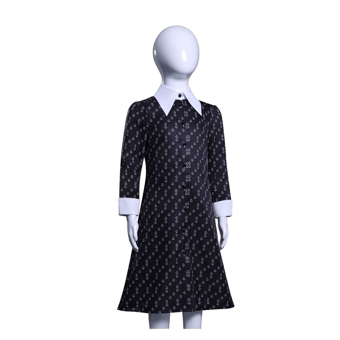 Wednesday 2 Addams Adult and Kids Black Dress Cosplay Costumes