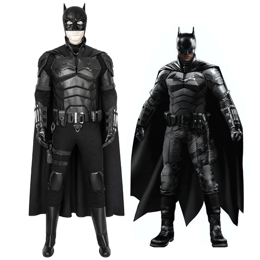 The Batman 2022 Movie Bruce Wayne Robert Pattinson Male Cosplay Costumes