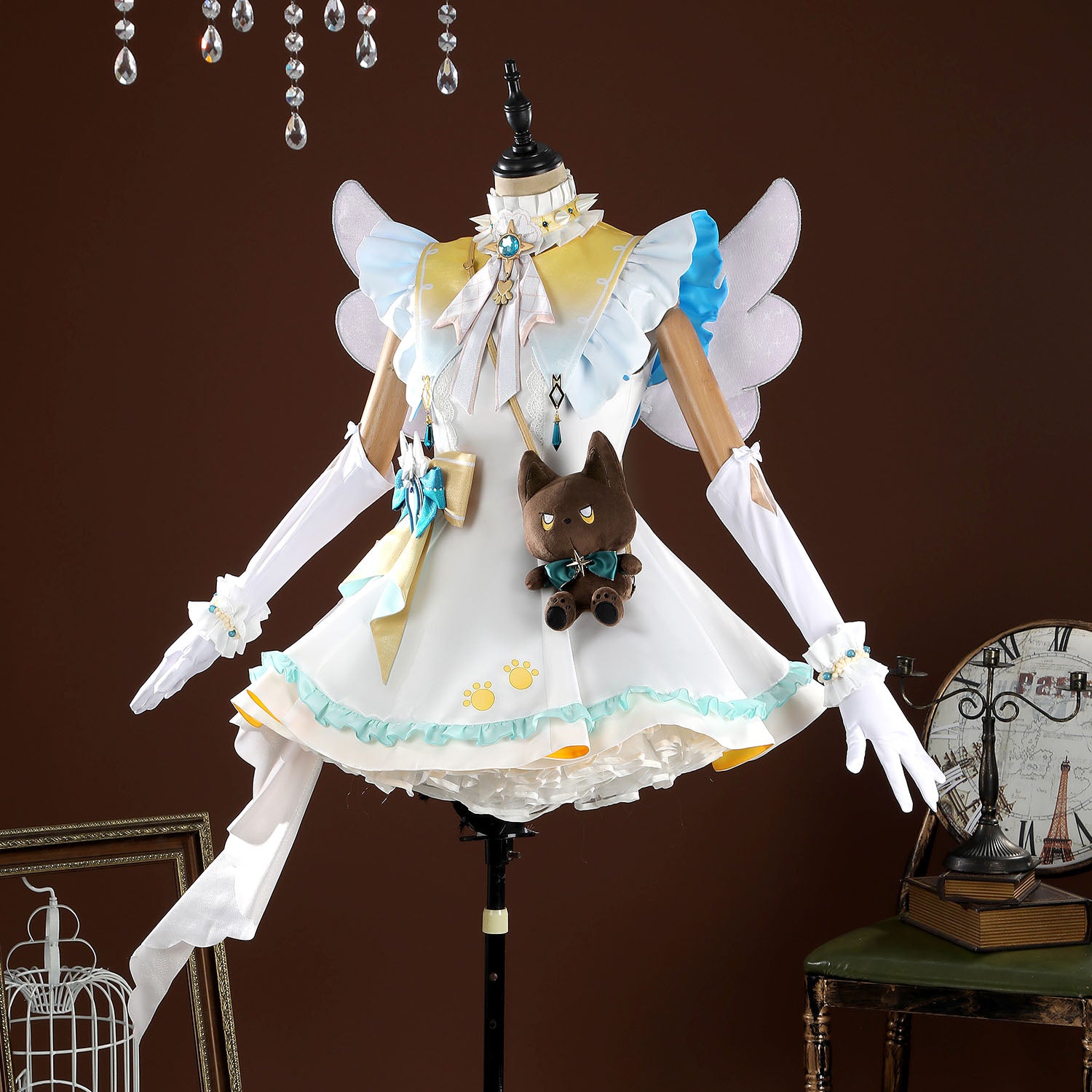 Game Carnival Garu Frisky Leaping Moonlight Dress Cosplay Costumes