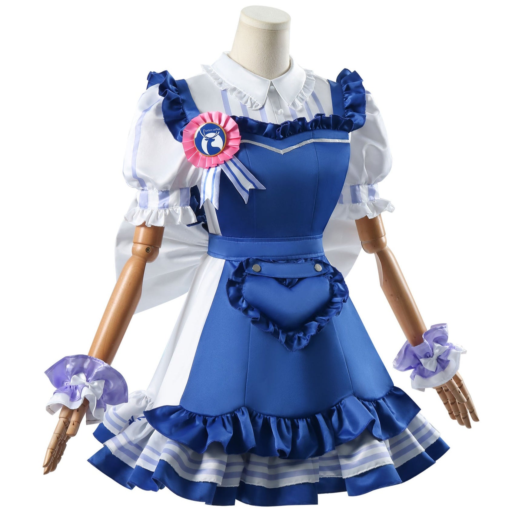 Game Genshin Impact Sigewinne X Luckin Coffee Cosplay Costumes