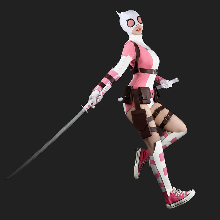 Comics Superhero Gwenpool Gwendolyn Gwen Poole Fullset Cosplay Costumes