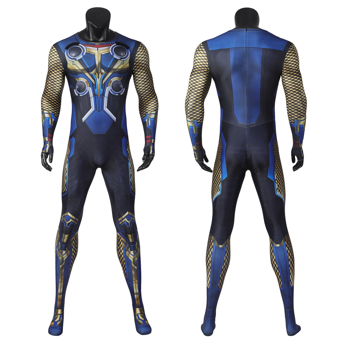 Thor 4 Love and Thunder Male Jumpsuit with Cloak Cosplay Costumes