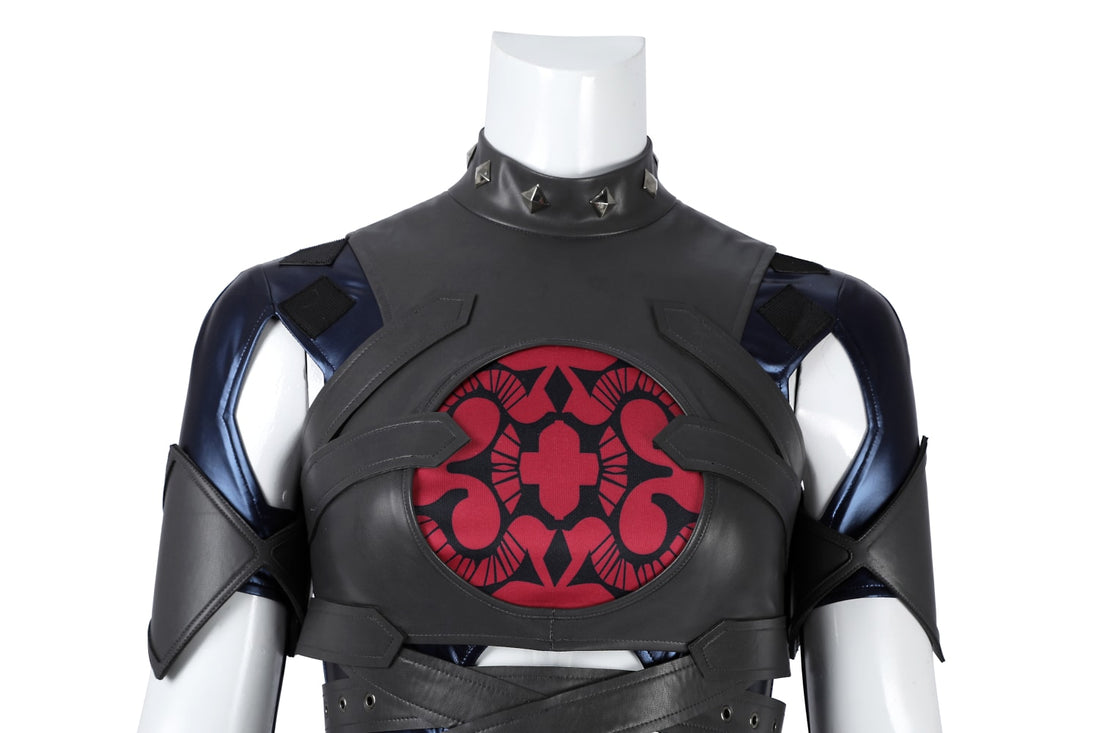 Pre-order Marvel Rivals Invisible Woman Malice Skin Top Full Cosplay Costumes