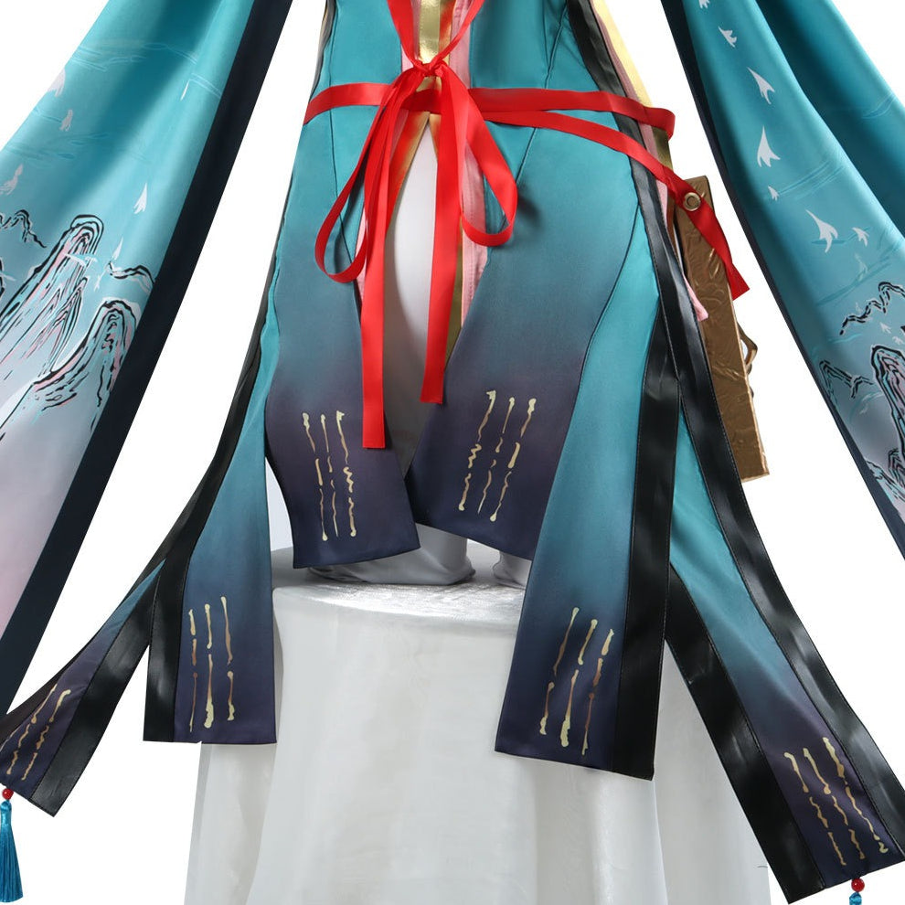 Game Wuthering Waves Zhezhi Full Set Outfit Cosplay Costumes