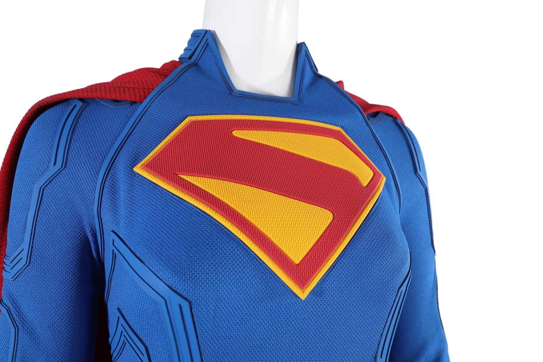 Comics Superhero Supergirl Superwoman Fullset with Coat Cosplay Costumes