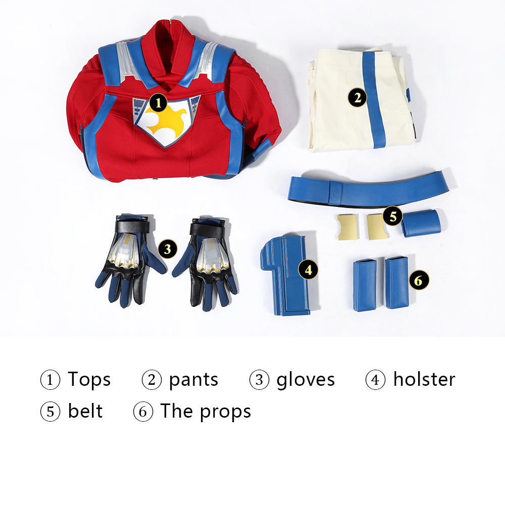 Peacemaker 2 Christopher Smith Long Sleeves Top Cosplay Costumes