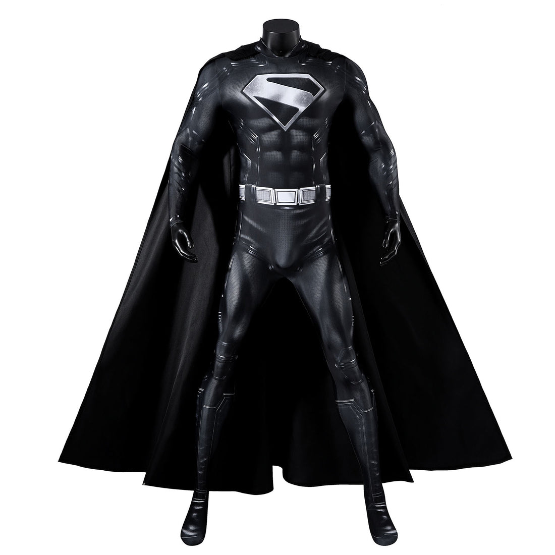 Superman Legacy Clark Kent Black Jumpsuit Cosplay Costumes