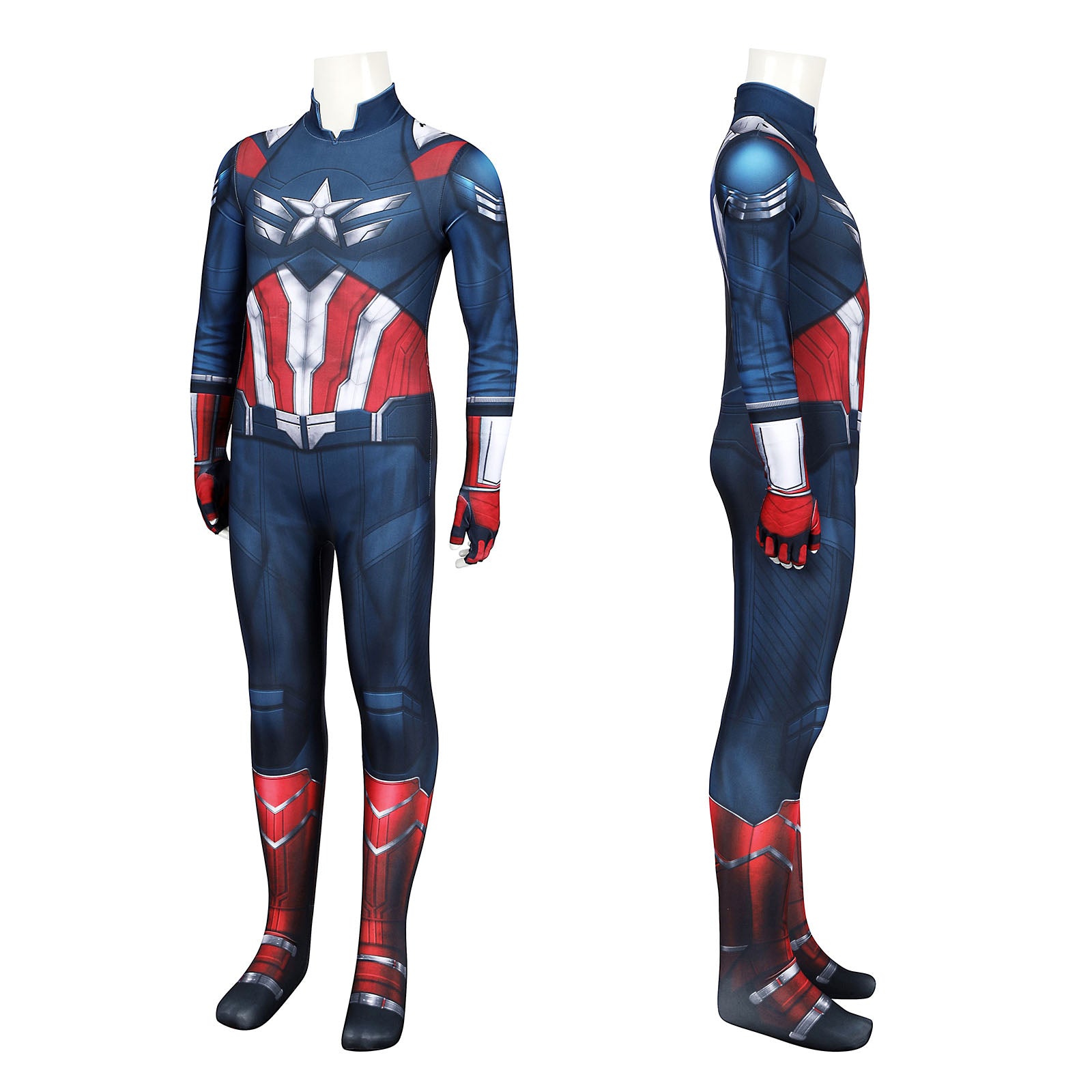 Avengers 5 Doomsday Captain America Brave New World Kids Jumpsuit Halloween Costumes