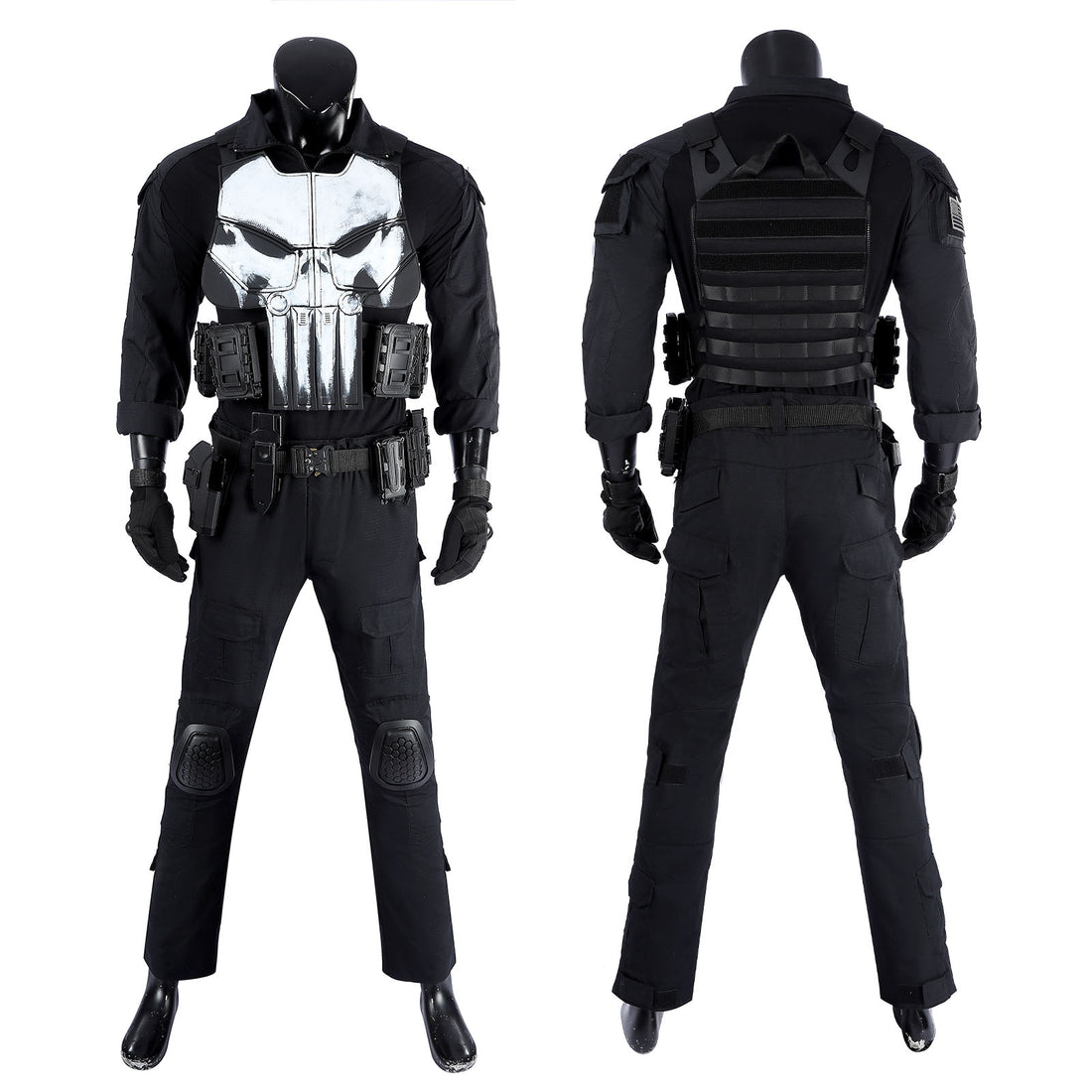 The Punisher One Last Kill Punisher Cosplay Costumes Frank Castle Skull Suit Halloween Outfits