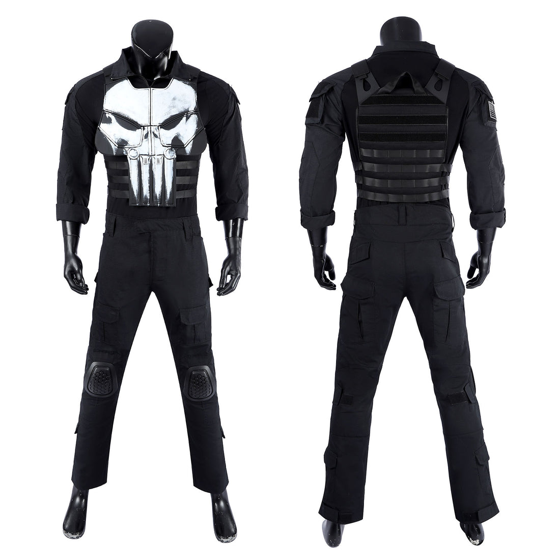 The Punisher One Last Kill Punisher Cosplay Costumes Frank Castle Skull Suit Halloween Outfits