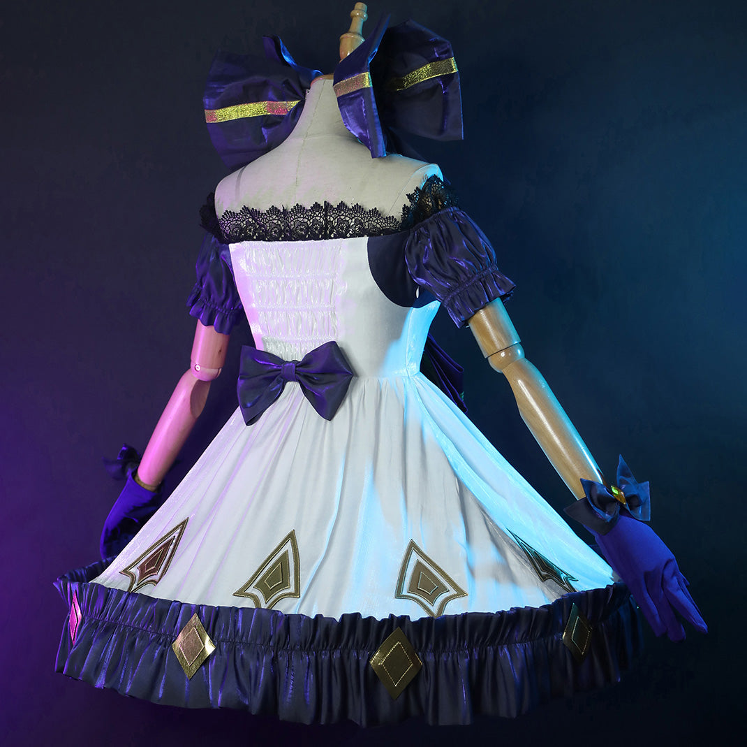 Game LOL Gwen Role Dress Full Set Cosplay Costumes
